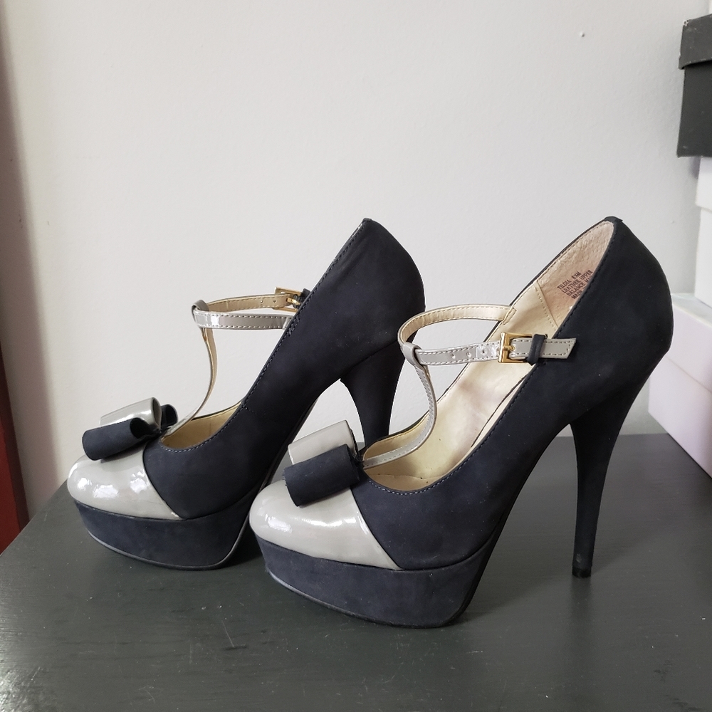 Kelsie Dagger platform leather Maryjane